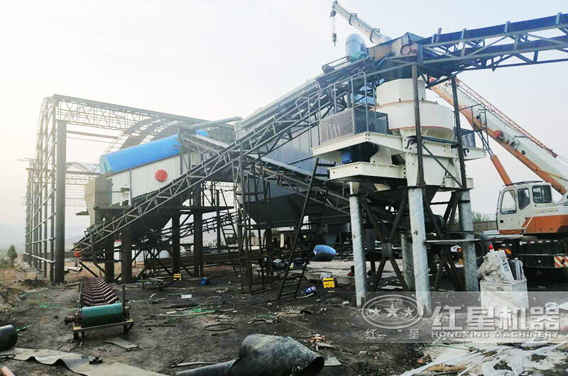 河南石子加工生產(chǎn)線(xiàn)現(xiàn)場(chǎng)圖