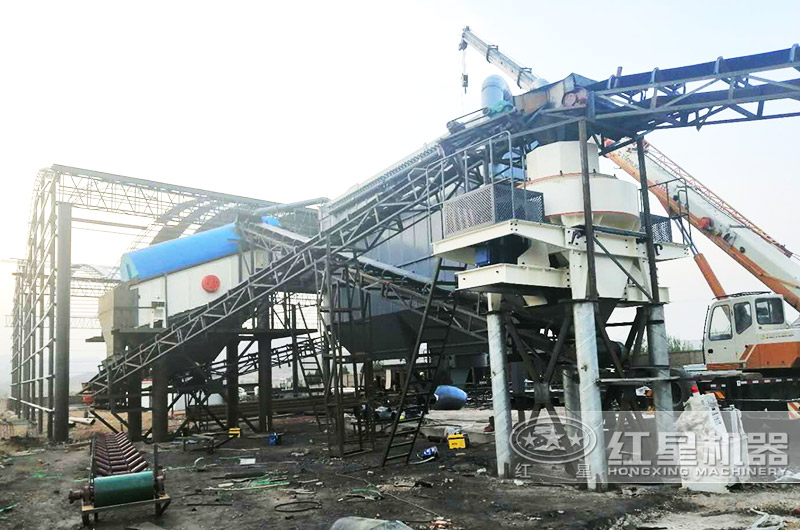 機制砂生產線現場