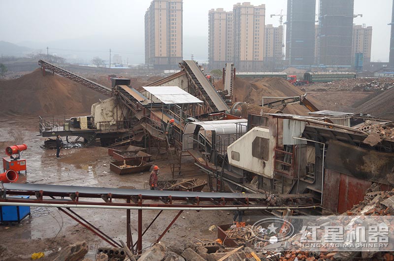 日產(chǎn)1000-2000噸建筑垃圾生產(chǎn)線作業(yè)現(xiàn)場(chǎng) 日產(chǎn)1000-2000噸建筑垃圾生產(chǎn)線作業(yè)現(xiàn)場(chǎng)