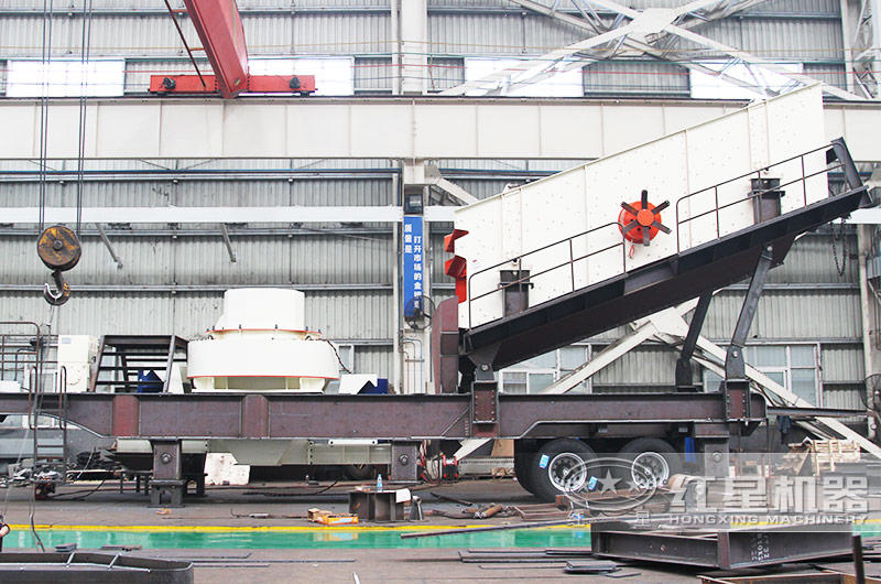 移動式青石制砂機，隨地轉場一鍵操控