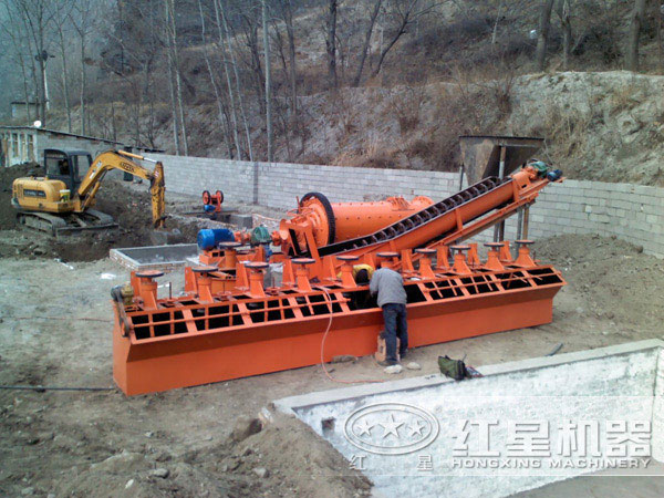 棒型浮選機工作現場圖片 棒型浮選機工作現場圖片