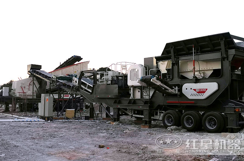 流動石子機工作現場圖片 流動石子機工作現場圖片