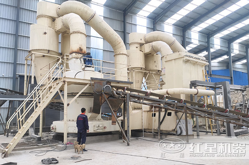 石灰石磨粉生產線現場 石灰石磨粉生產線現場