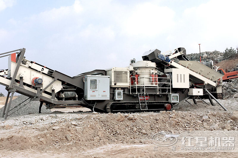 移動石子粉碎一體機 移動石子粉碎一體機