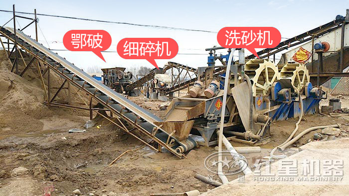 砂石廠輪斗式洗沙機(jī)現(xiàn)場 砂石廠輪斗式洗沙機(jī)現(xiàn)場